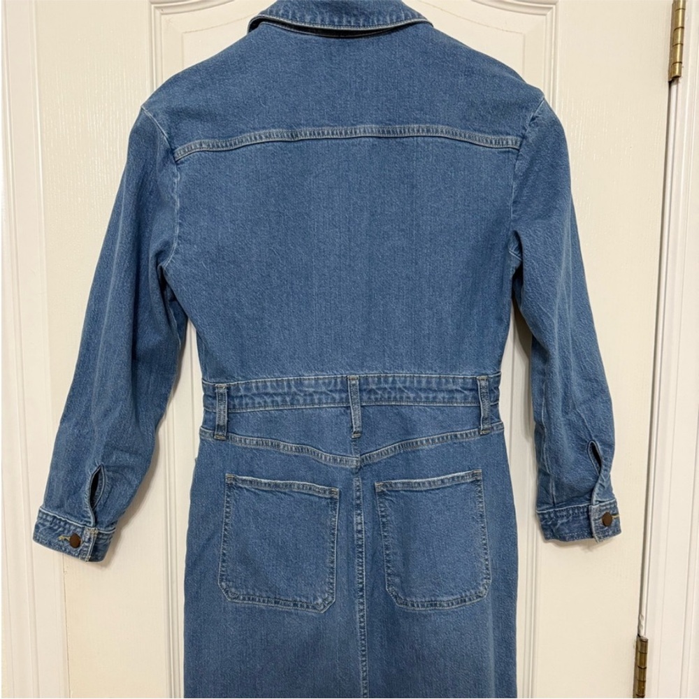 Denim Maxi Long Sleeve Shirtdress Universal Thread Medium Wash Size 6 NWT - Picture 10 of 10